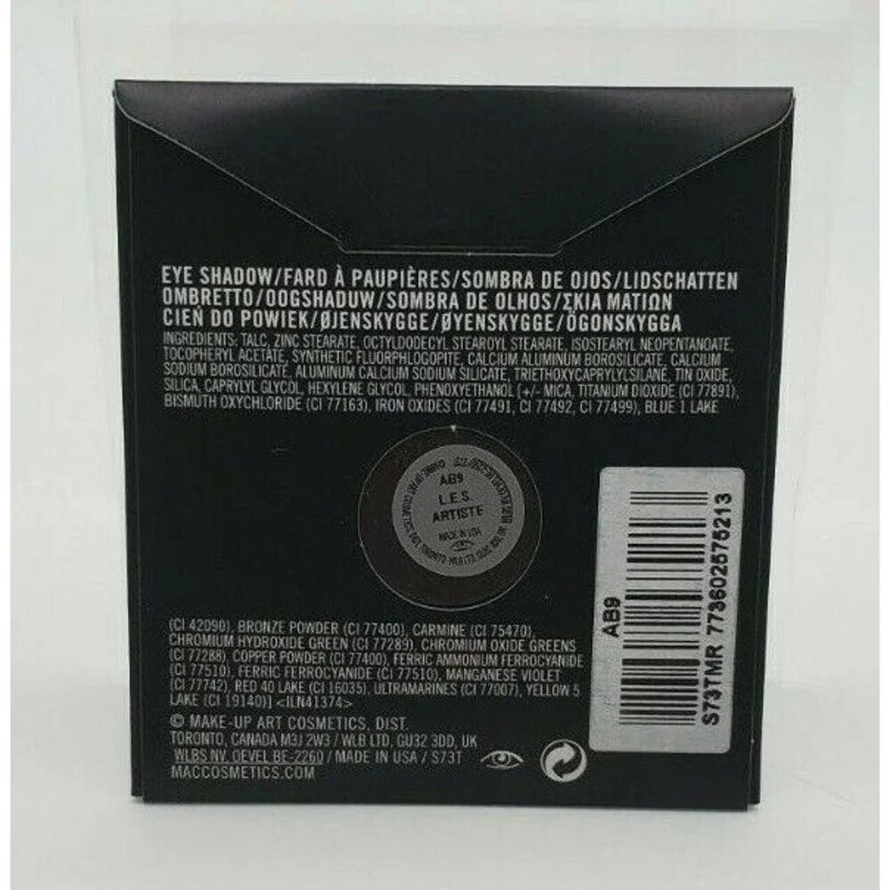 MAC L.E.S. ARTISTE Eye Shadow ~ Pewter Sparkle Frost ~ Pro Palette Pan Refill